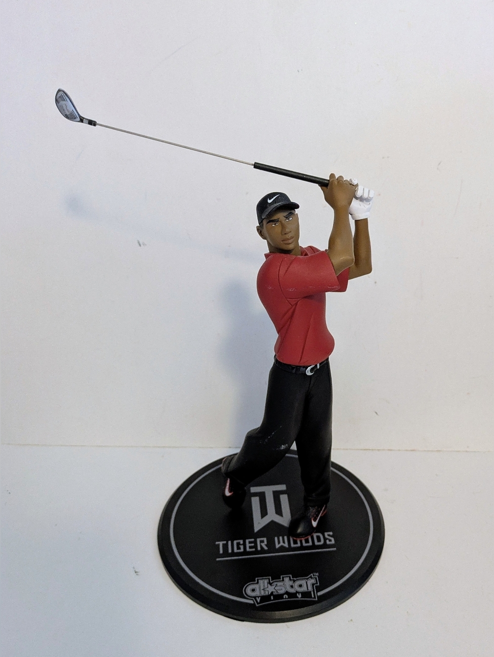 Tiger Woods All Star 2009 Figurine Includes Two Golf Clubs